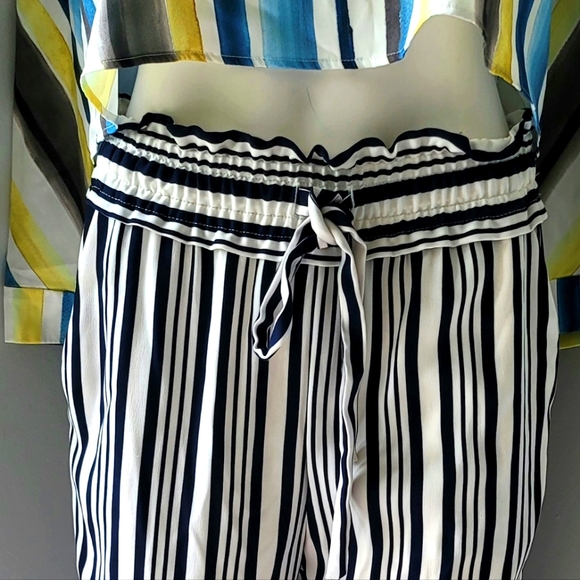 BRAND NEW! Zara Striped Dress Pants - Picture 2 of 7